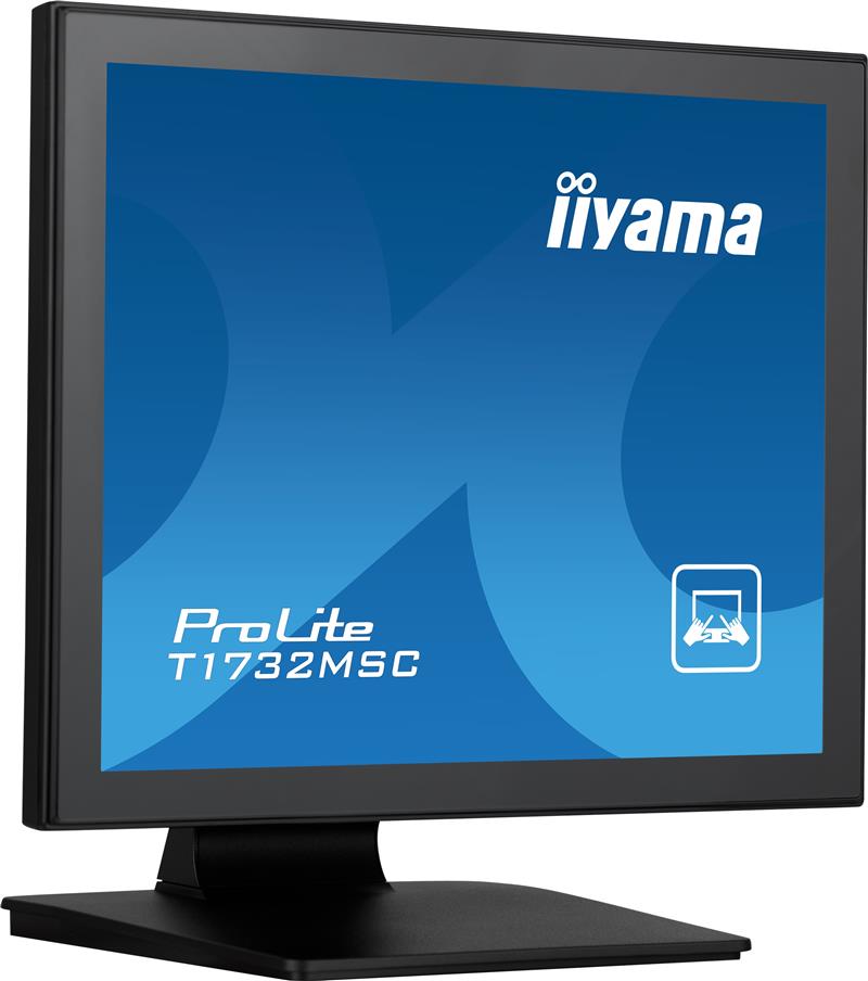 iiyama ProLite T1732MSC-B1SAG computer monitor 43,2 cm (17"") 1280 x 1024 Pixels Full HD LED Touchscreen Tafelblad Zwart
