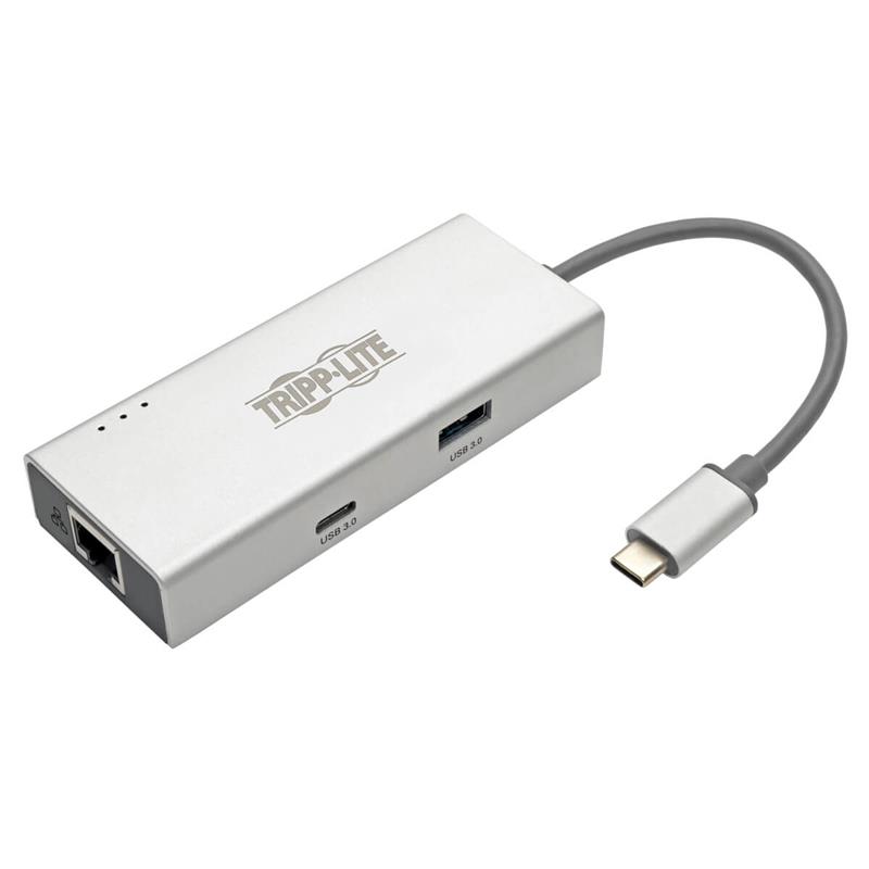 Tripp Lite U442-DOCK13-S interface hub USB 3.2 Gen 2 (3.1 Gen 2) Type-C 5000 Mbit/s Zilver