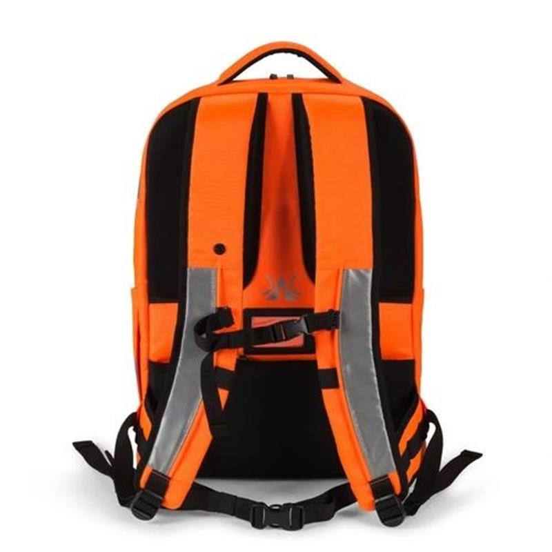 Dicota Hi-Vis rugzak Oranje Polyethyleentereftalaat PET Thermoplastic polyurethaan TPU 