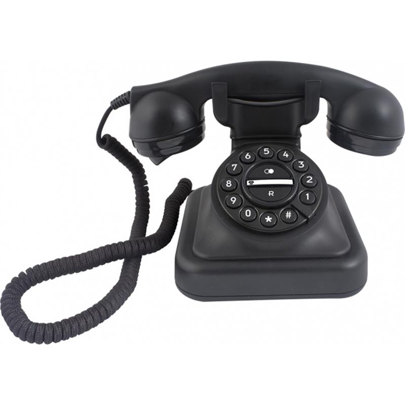 Profoon Retro Telefoon Black