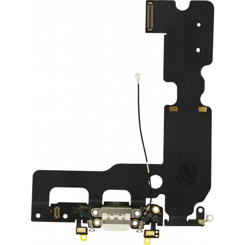 Replacement Charge Data Connector incl Flex Cable for Apple iPhone 7 Plus White OEM
