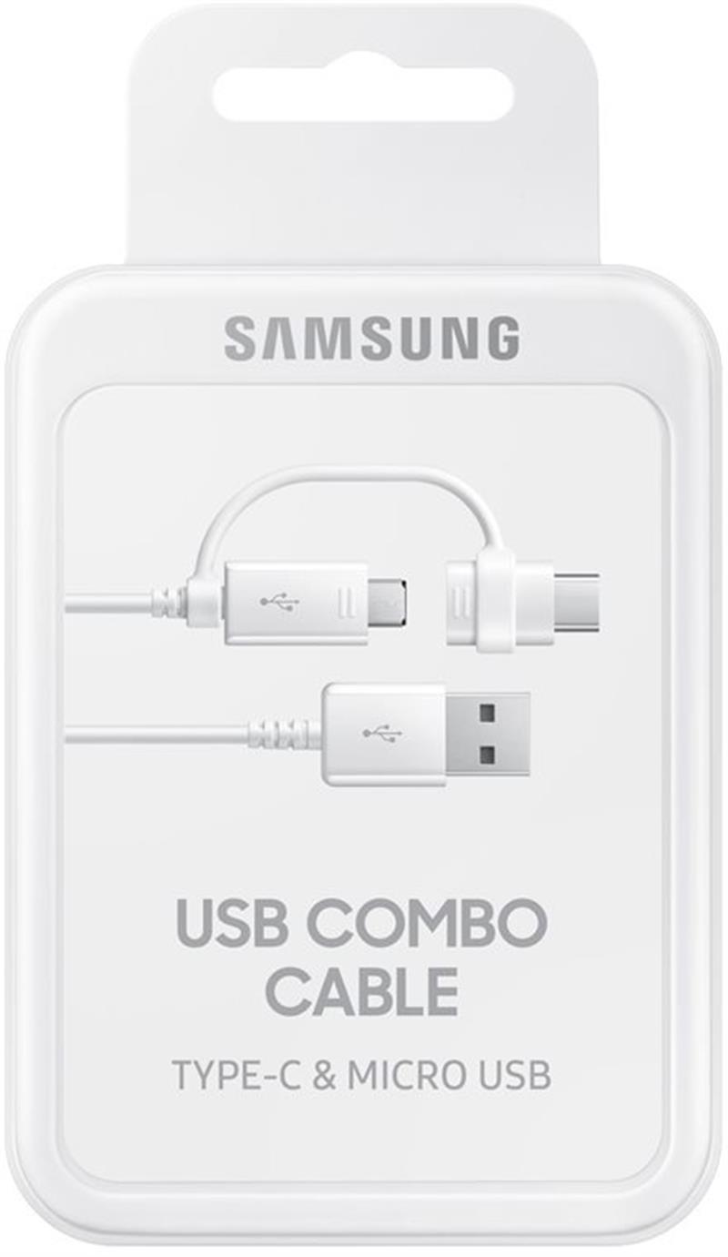 Samsung EP-DG930 USB-kabel 1,5 m USB 2.0 USB A USB C/Micro-USB B Wit