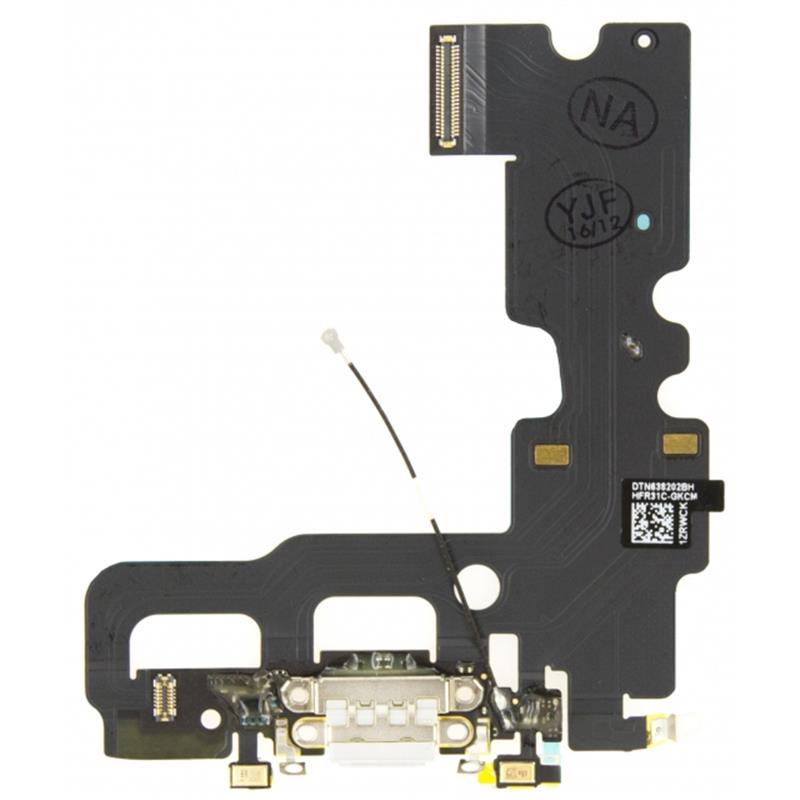 Replacement Charge Data Connector incl Flex Cable for Apple iPhone 7 Grey OEM