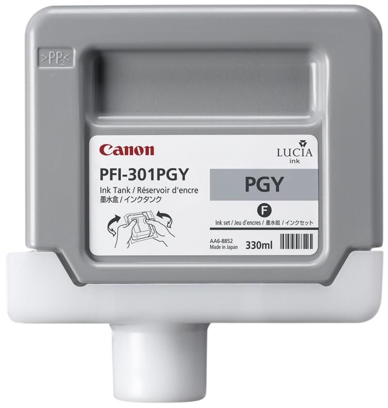 Canon PFI-301PGY Pigment Photo Grey Ink Cartridge Origineel 1 stuk(s)