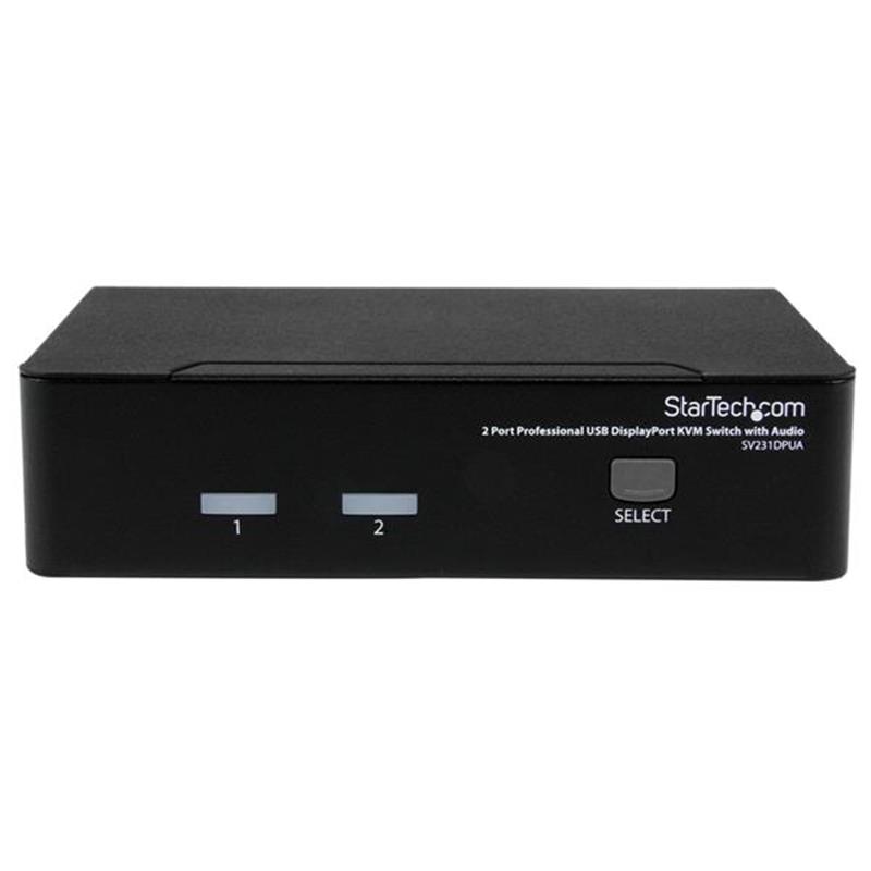 StarTech.com 2-poort Professionele USB DisplayPort KVM-Switch met Audio