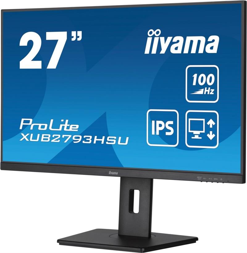 iiyama ProLite computer monitor 68,6 cm (27"") 1920 x 1080 Pixels Full HD LED Zwart