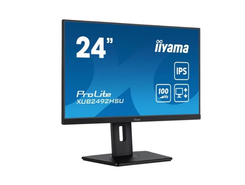 iiyama XUB2492HSU-B6 computer monitor 60,5 cm (23.8"") 1920 x 1080 Pixels Full HD LED Zwart