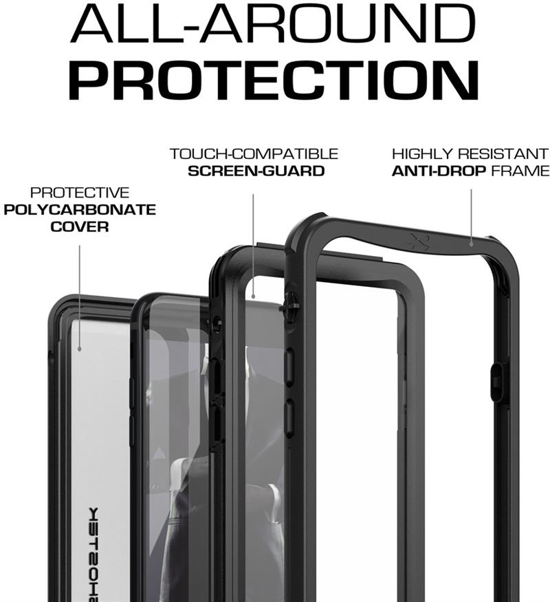 Ghostek Nautical Waterproof Case Apple iPhone 7 8 SE 2020 2022 Black