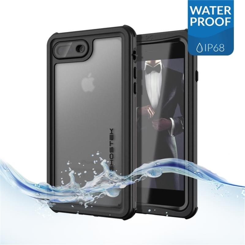 Ghostek Nautical Waterproof Case Apple iPhone 7 Plus 8 Plus Black