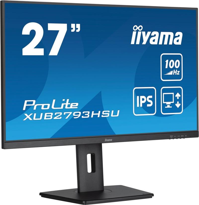 iiyama ProLite computer monitor 68,6 cm (27"") 1920 x 1080 Pixels Full HD LED Zwart