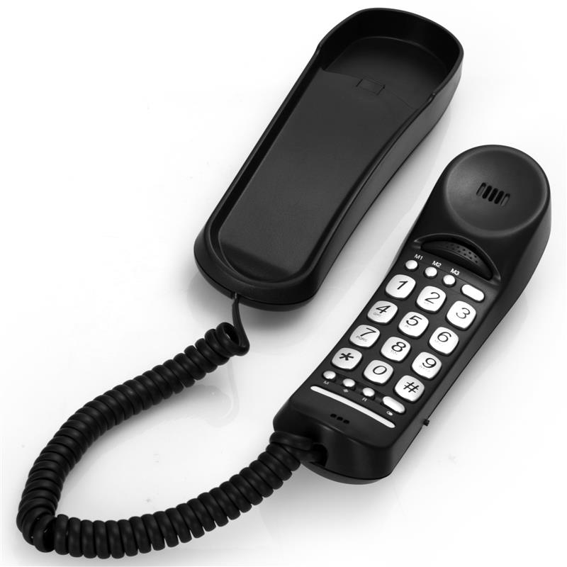 TX-105 Profoon Wandtelefoon Black