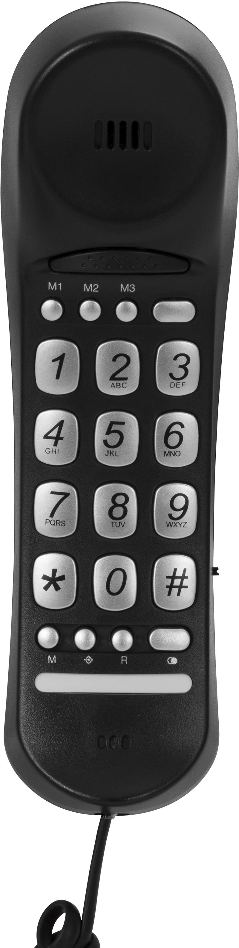 TX-105 Profoon Wandtelefoon Black