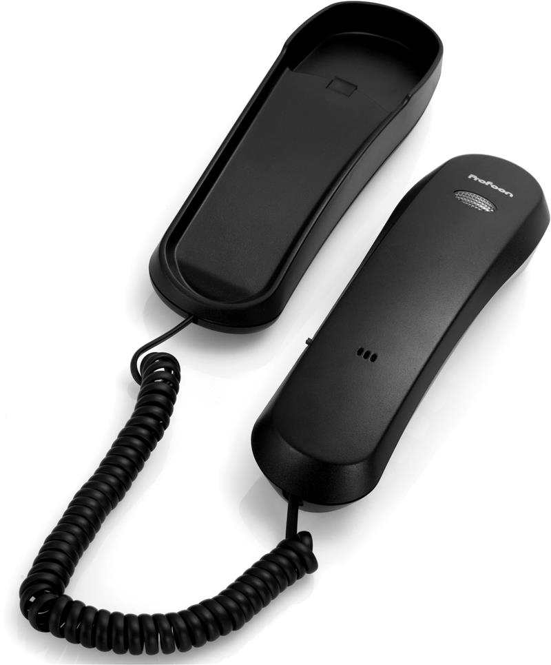 TX-105 Profoon Wandtelefoon Black