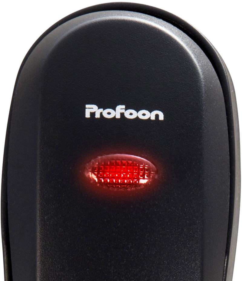 TX-105 Profoon Wandtelefoon Black