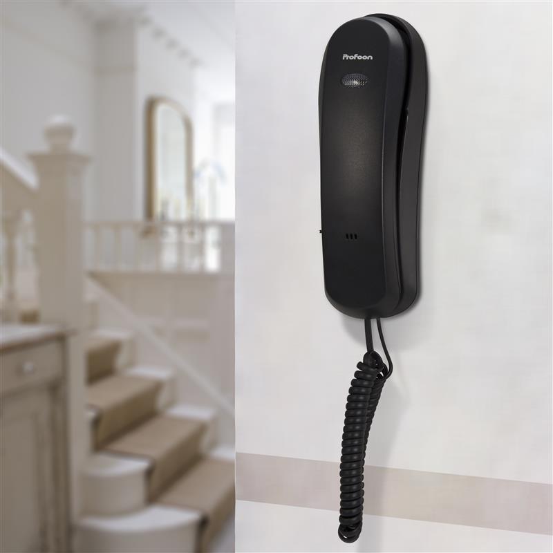 TX-105 Profoon Wandtelefoon Black