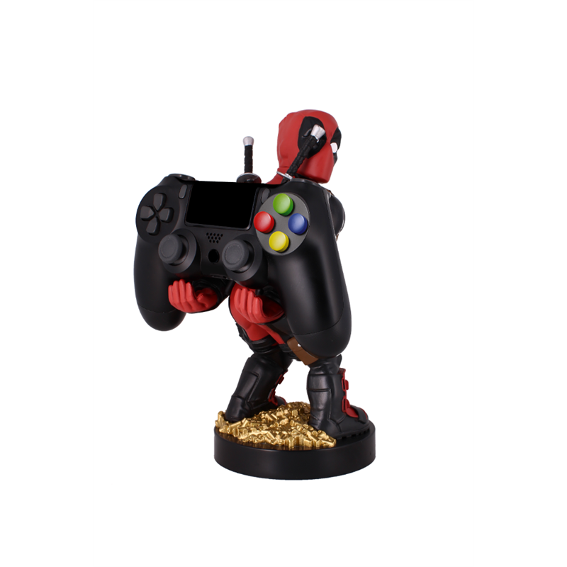 Cable Guy - Deadpool Rear telefoonhouder - game controller stand met usb oplaadkabel 8 inch
