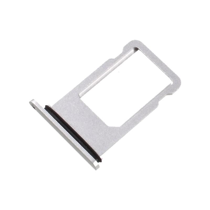 Replacement Sim Holder for Apple iPhone 8 Plus Silver OEM