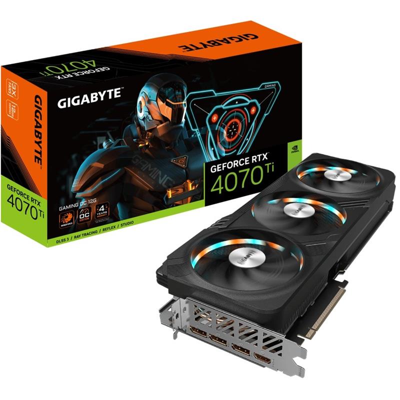 Gigabyte GeForce RTX­­ 4070 Ti GAMING OC 12G NVIDIA GeForce RTX 4070 Ti 12 GB GDDR6X