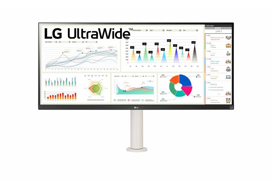 LG 34WQ680-W 86,4 cm (34"") 2560 x 1080 Pixels Full HD LED Wit