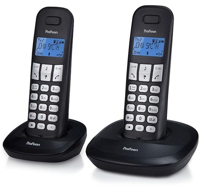  Profoon DECT Telefoon Duo Black