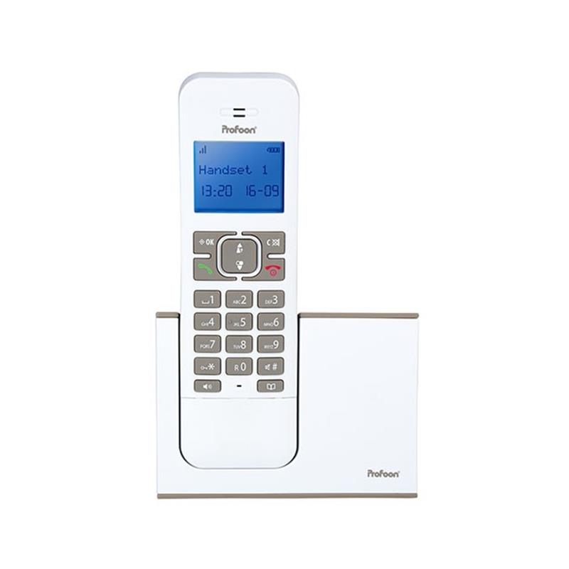  Profoon DECT Telefoon White Taupe