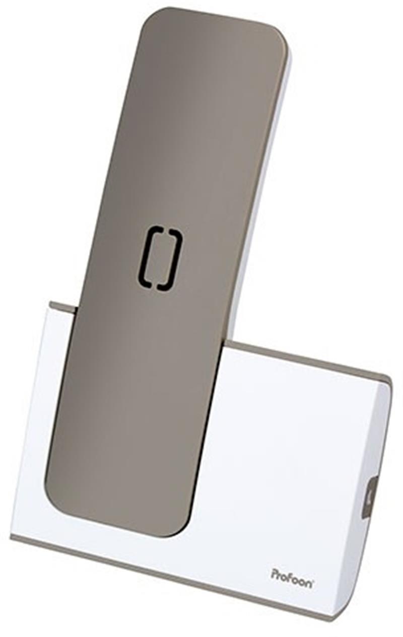  Profoon DECT Telefoon White Taupe