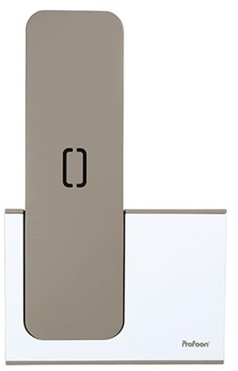  Profoon DECT Telefoon White Taupe