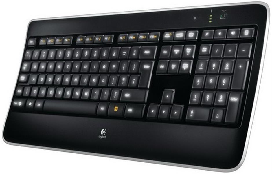 Logitech Wireless Illuminated Keyboard K800 toetsenbord RF Draadloos QWERTY Spaans Zwart