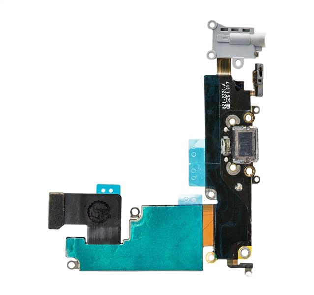 Replacement Charge Data Connector incl Flex Cable for Apple iPhone 6 Plus Black OEM
