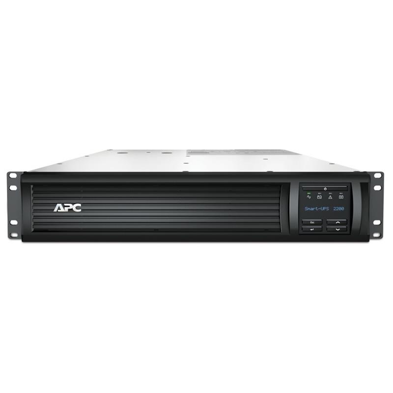 APC Smart-UPS SMT2200RMI2U Noodstroomvoeding - 8x C13, 1x C19, USB, Rack Mountable, 2200VA