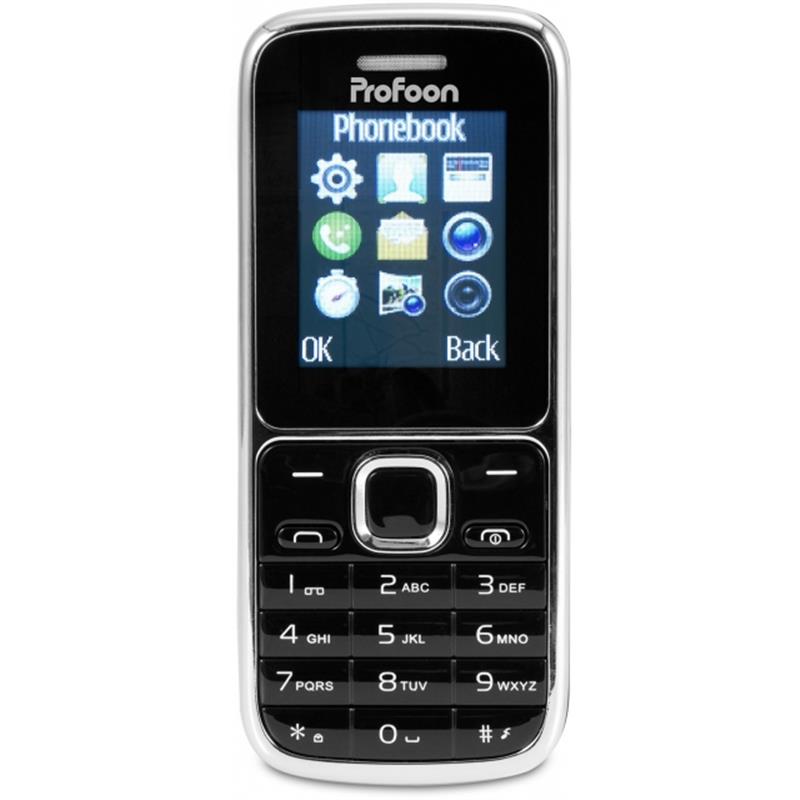 PM-25 Profoon Simple GSM Black actie pakket 5 1 gratis
