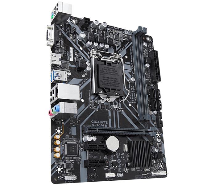 Gigabyte H310M H 2.0 (rev. 1.0) Intel® H310 LGA 1151 (Socket H4) micro ATX