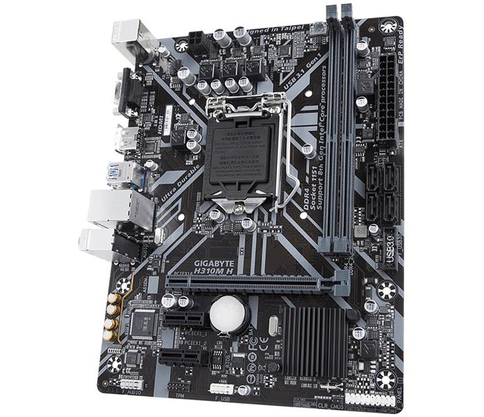 Gigabyte H310M H 2.0 (rev. 1.0) Intel® H310 LGA 1151 (Socket H4) micro ATX