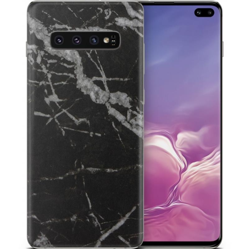 dskinz Smartphone Back Skin for Samsung Galaxy S10 Black Marble