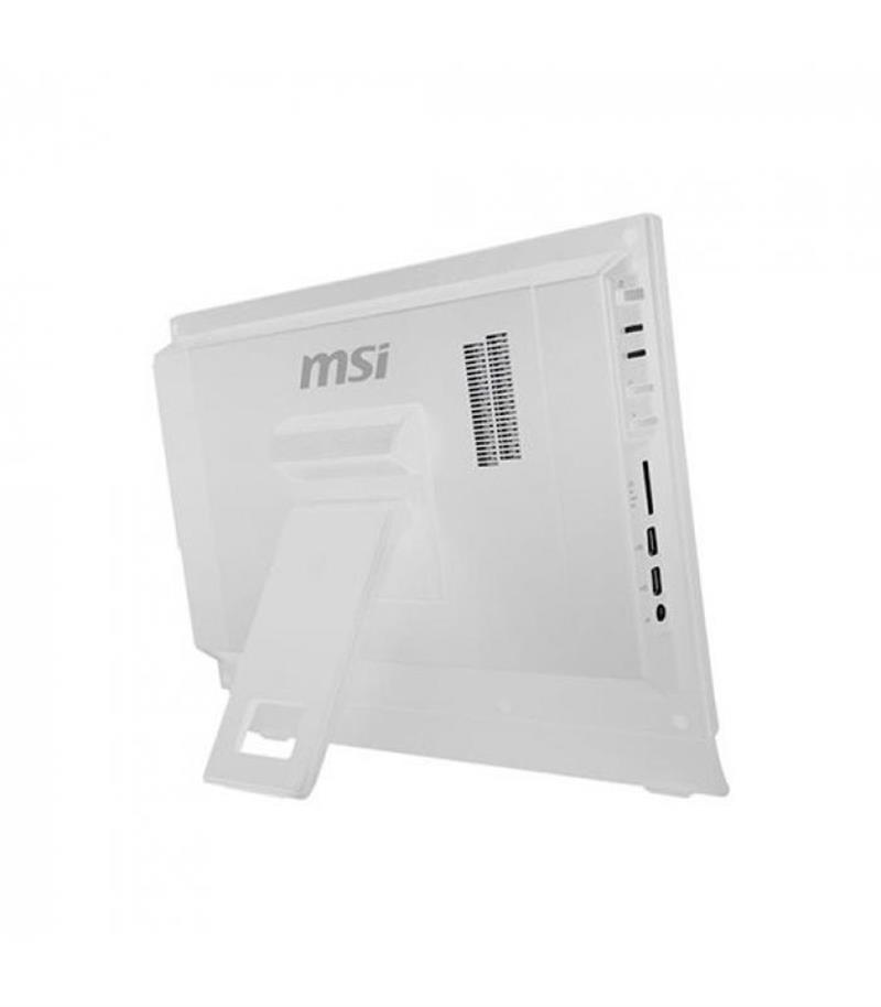 MSI Pro 16T 7M-002XEU 39,6 cm (15.6"") 1366 x 768 Pixels Touchscreen Intel® Celeron® 4 GB DDR4-SDRAM 500 GB HDD Wi-Fi 5 (802.11ac) Wit Alles-in-één-pc
