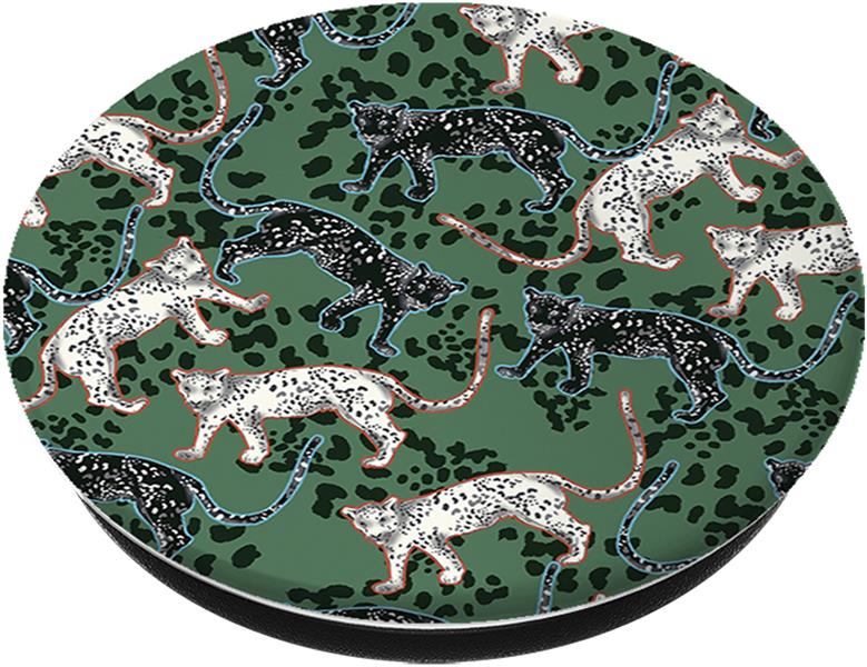 Richmond Finch X PopSockets Expanding Stand Grip Green Leopard