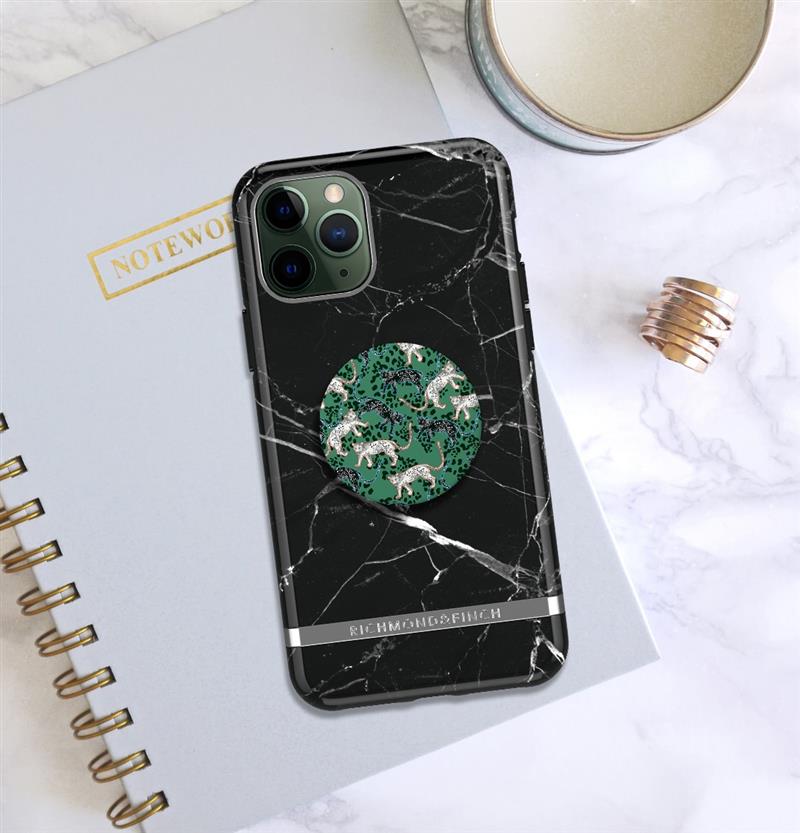 Richmond Finch X PopSockets Expanding Stand Grip Green Leopard