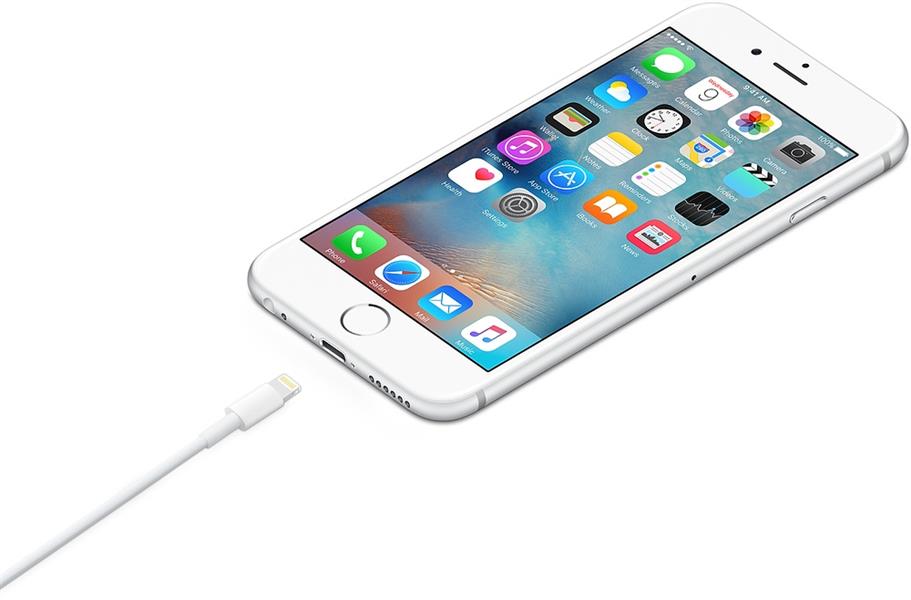 Apple Lightning-kabel 1 m Wit
