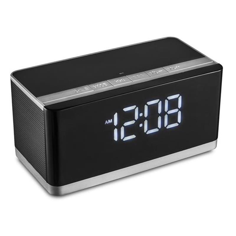 PLATINET SPEAKERS BLUETOOTH CLOCK FM 10W STEREO 43975