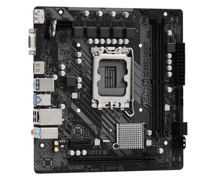 Asrock H610M-HDV Intel H610 LGA 1700 micro ATX