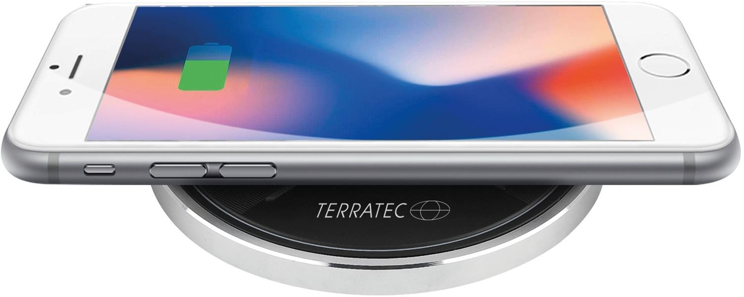 Terratec ChargeAIR dot! Wireless Charger 5W 7 5W 10W Black Silver