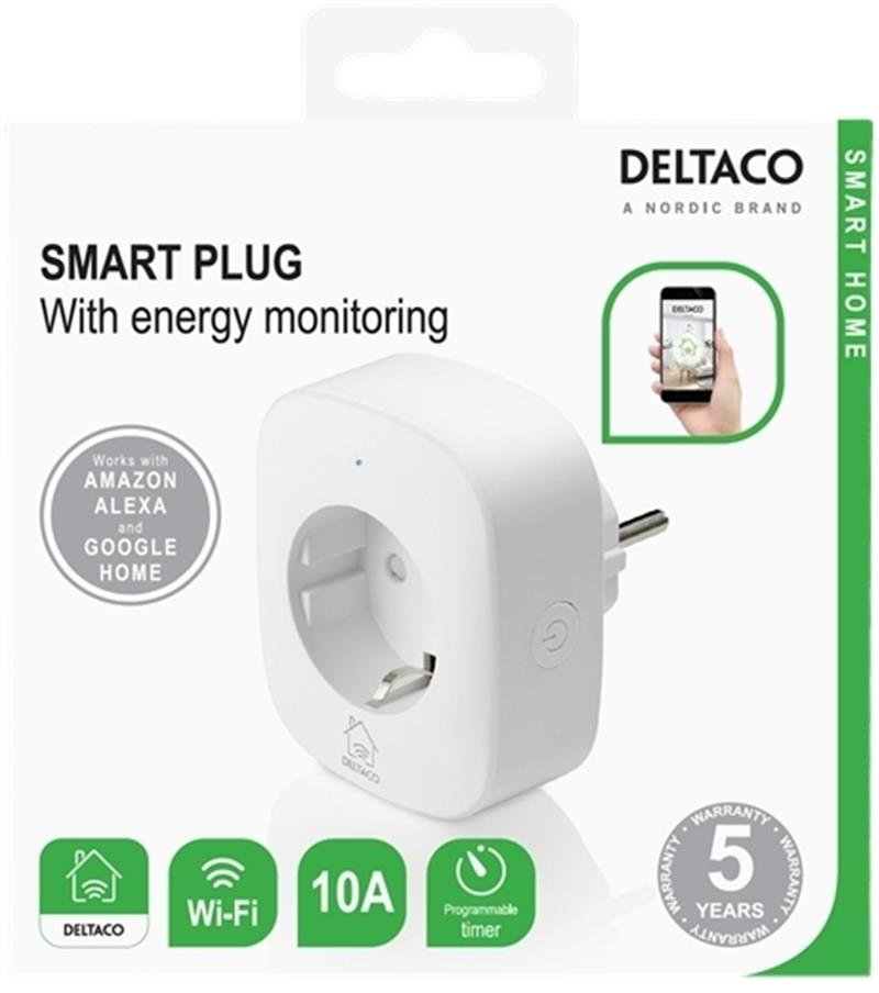  DELTACO SMART HOME Power Plug White