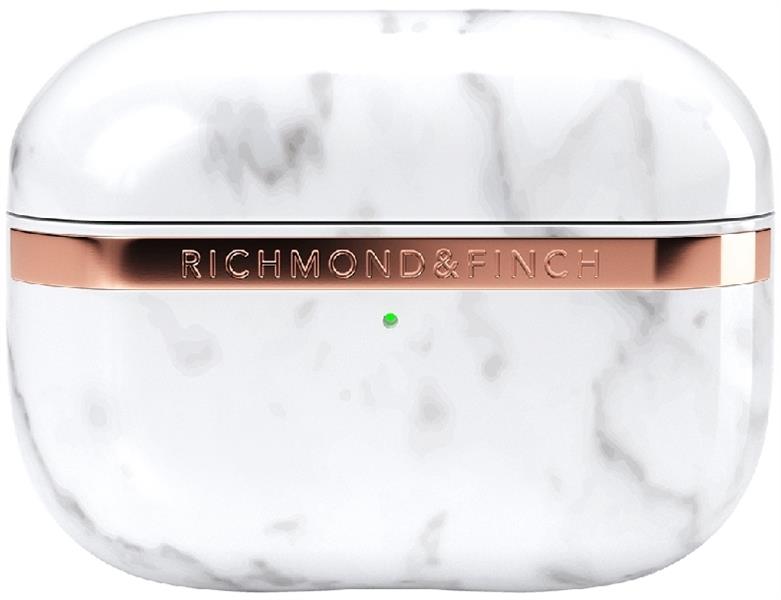 Richmond Finch Freedom Series Apple Airpod Pro White Marble Gold