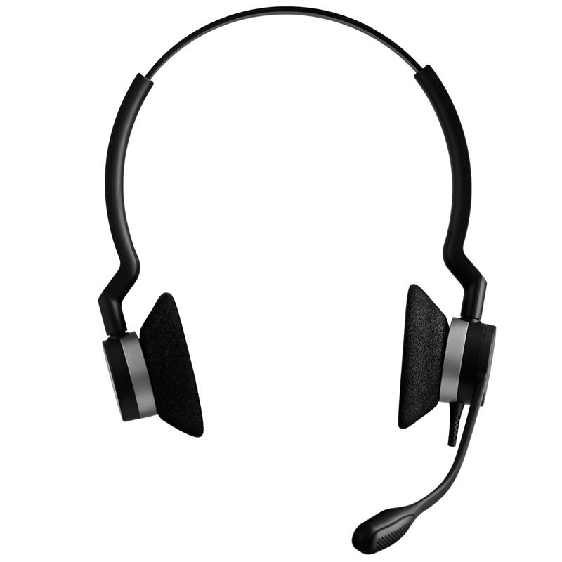 Jabra Biz 2300 QD Duo Headset Bedraad Hoofdband Kantoor/callcenter Bluetooth Zwart
