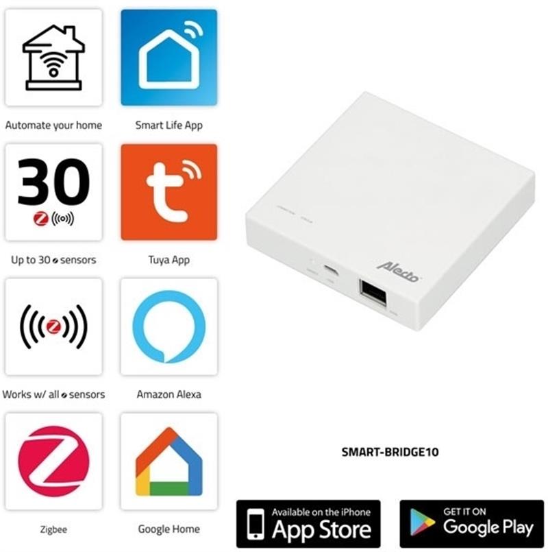 Alecto Smart Zigbee Bridge White