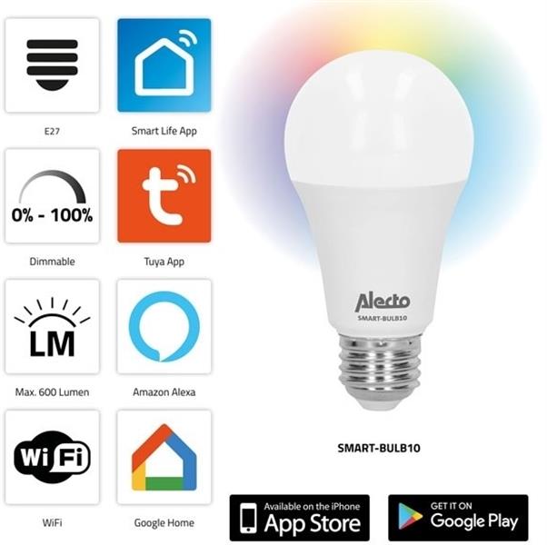 Alecto Smart WiFi LED Lamp