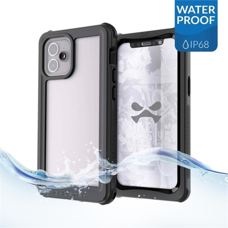 Ghostek Nautical 3 Waterproof Case Apple iPhone 12 Mini Clear