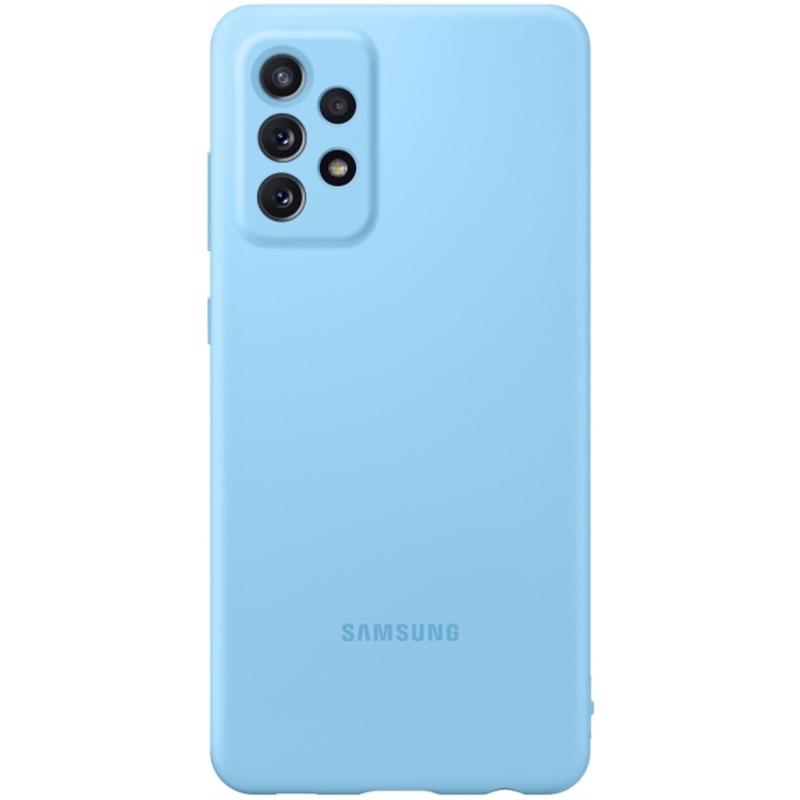  Samsung Silicone Cover Galaxy A72 4G Blue