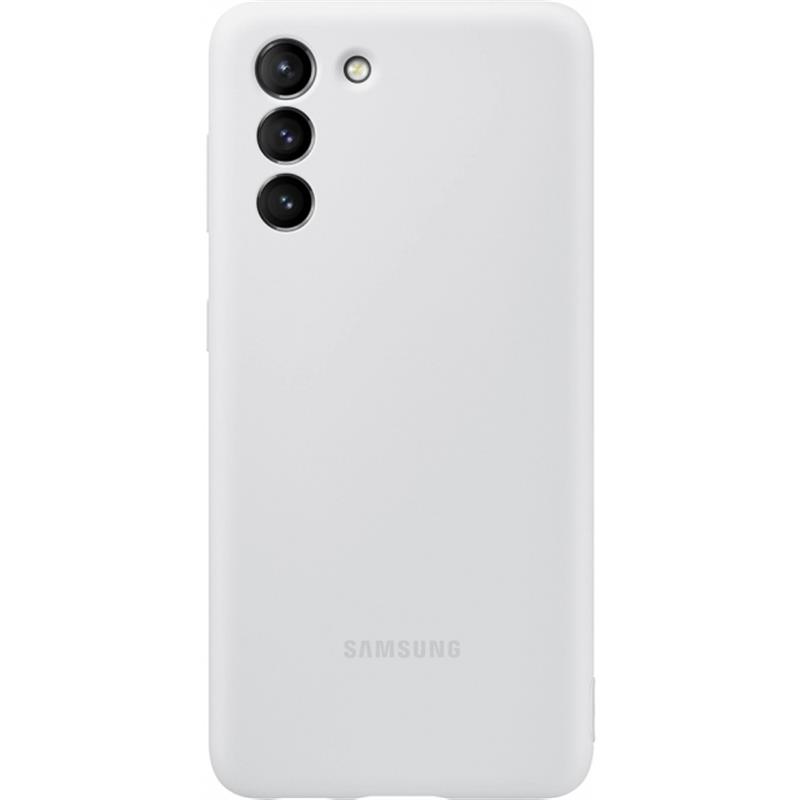  Samsung Silicone Cover Galaxy S21 Light Grey