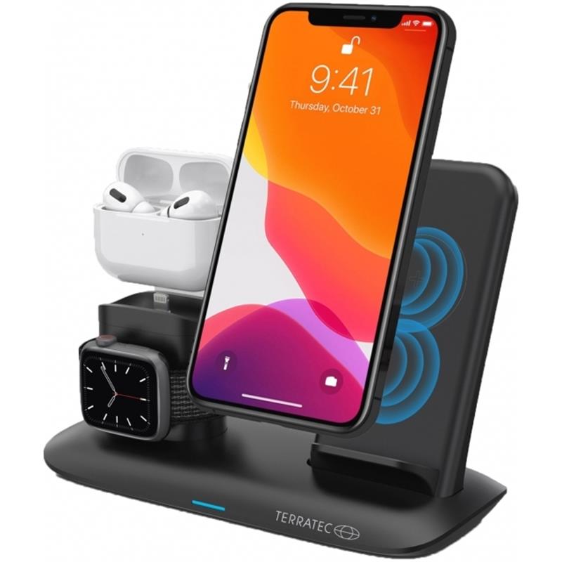 Terratec ChargeAIR All Desk Pro Wireless Charger 15W Black